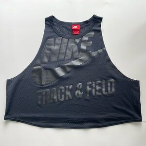 Nike Mesh Track & Field Crop Top New without Tag  Size X-Large